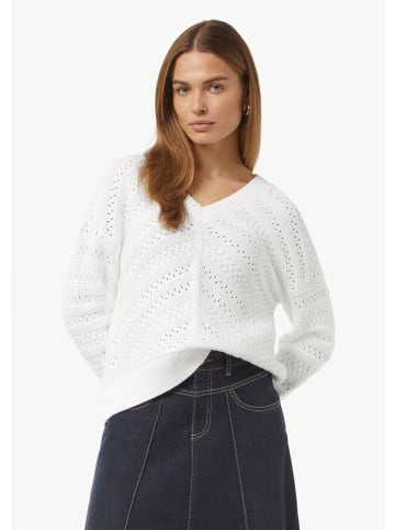 comma Strickpullover in 0120_weiß