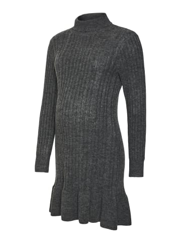 Strickkleid in Dark Grey Melange 1
