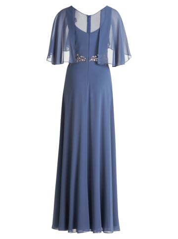 Vera Mont Abendkleid mit Stickerei in Tansanit Blue