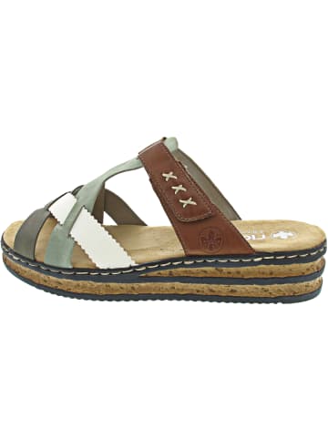 rieker Pantolette Grün