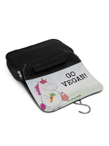 Mr. & Mrs. Panda Organizer Einhorn Vegan Design mit Spruch in Weiß