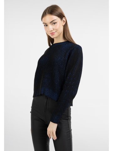 myMo at night Damen Strickpullover in SCHWARZ