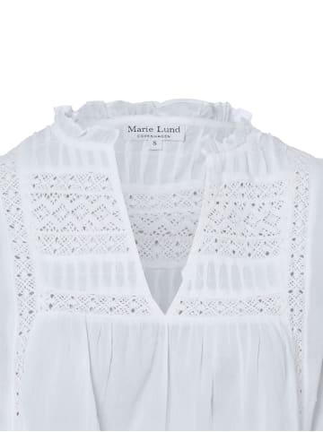 Marie Lund Bluse in weiß