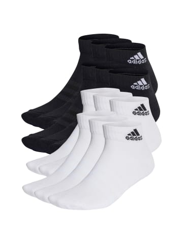 adidas Socken 12er Pack in Schwarz/Weiß