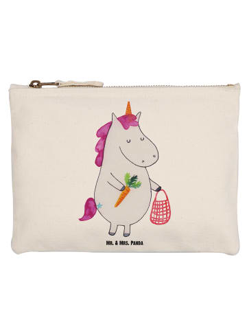 Mr. & Mrs. Panda Schminktasche Einhorn Vegan ohne Spruch in Weiß