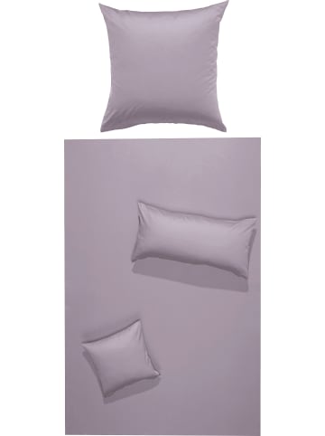 Erwin Müller Mako-Satin Bettwäsche Landshut in silber