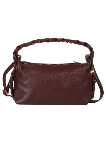 Florence Florence Umhängetasche Leder bordeaux, rot ca. 25cm