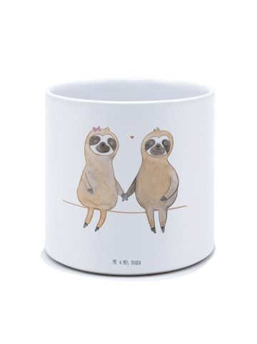 Mr. & Mrs. Panda Ostergeschenk Faultier Pärchen ohne Spruch in Weiß