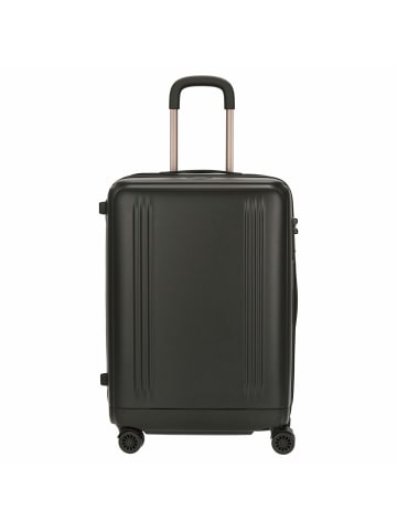 Zero Halliburton Edge Light - 4-Rollen-Trolley 66 cm (black) in schwarz