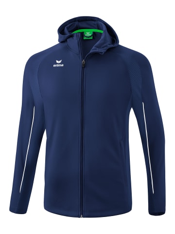 erima Kinder Liga Star Trainingsjacke mit Kapuze in new navy/weiss