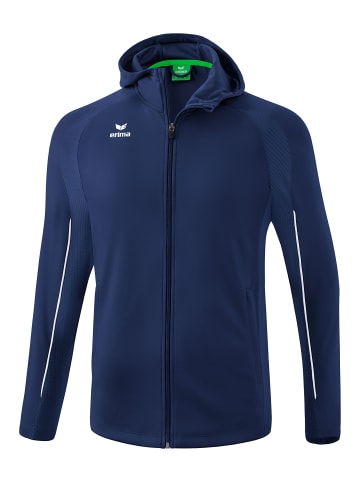 erima Liga Star Trainingsjacke mit Kapuze in new navy/weiss