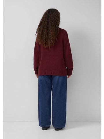 QS Strickpullover in 3900_bordeaux