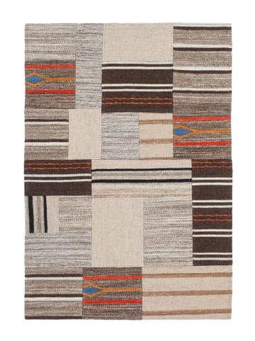 Kayoom Kurzflor Teppich Radical 220 in natural - rechteckig