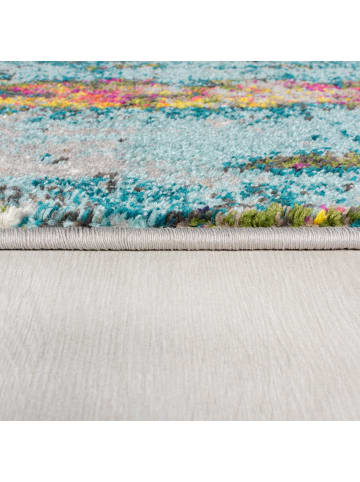 KADIMA DESIGN Teppich Kurzflor Strapazierfähig FAL Abstrakt Wohnzimmer Modern in Multicolor