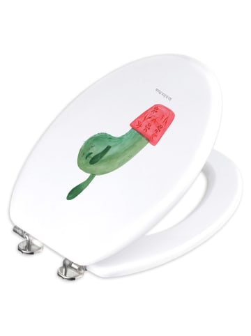 Mr. & Mrs. Panda Toilettendeckel Kaktus Mama ohne Spruch in Weiß