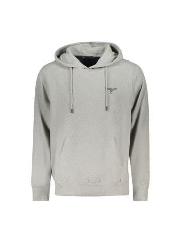 ACCADEMIA MILITARE Grau Baumwolle Herren Hoodie Sweatshirt