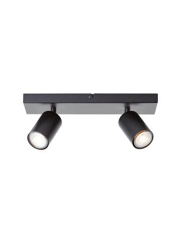 Brilliant Spotbalken, 2-flammig Jello 12x32x12 cm in schwarz matt