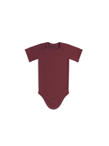 Sämann Baby Body aus 100% Bio-Baumwolle Schlupfbody kurzarm gerippt Raspberry