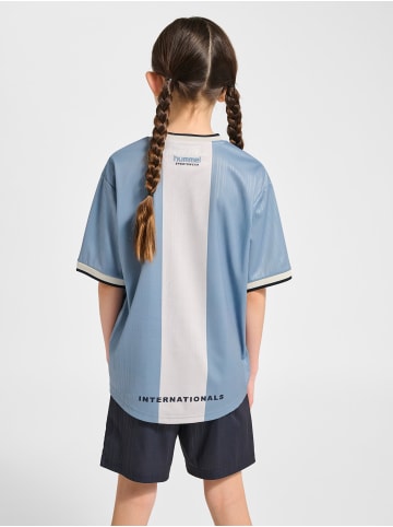Hummel T-Shirt Hmljr Loose Fußball Kinder in FADED DENIM
