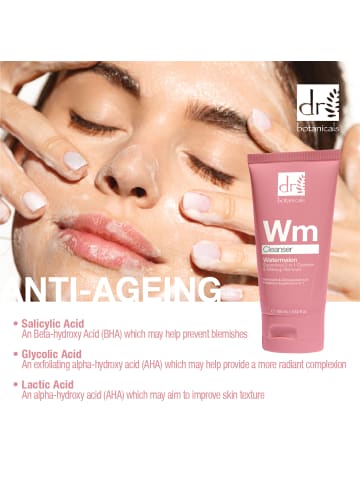 Dr Botanicals Wassermelone Superfood 2-in-1-Reinigungsmittel & Make-up-Entferner 100ml