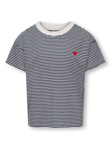 KIDS ONLY T-Shirt KOGPISA MAIKEN LIFE CROP in sky captain
