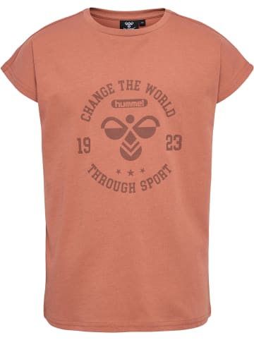 Hummel T-Shirt Hmlmalin Mädchen in CHUTNEY
