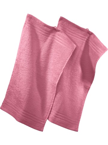 REDBEST Frottier Gästetuch 2er-Pack New York in rosa