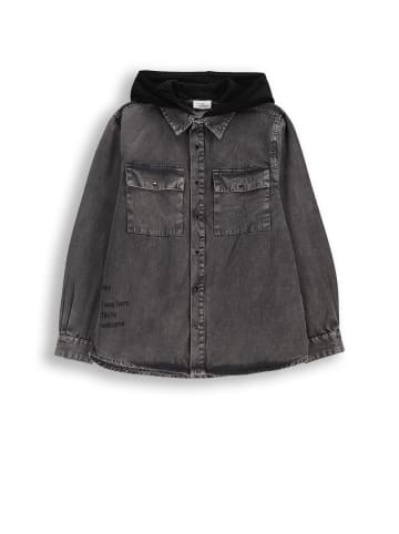 Coccodrillo Langarmhemd in schwarzgrau