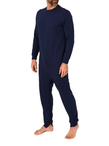 NORMANN Pflegeoverall langarm Reißverschluss Bein - 88536 in blau