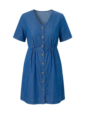Ulla Popken Midikleid in blue denim