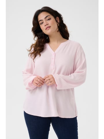 KAFFE curve Bluse langarm KCmahlena Regular fit in Lilac Snow