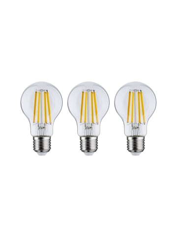 paulmann LED Eco-Line 3er Pack AGL E27 840lm 4W 3000K klar 230V A