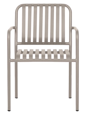 ebuy24 Stella Gartenstuhl stapelbar Grau 2er Set