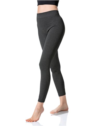 Yenita® THERMO Leggings 2er Pack Gefütterte Leggings in anthrazit