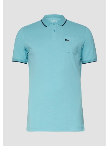 s.Oliver Polo-Shirt in 6603_türkis