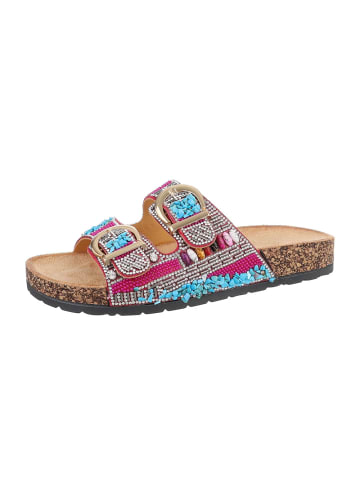 Ital-Design Sandale & Sandalette in Pink und Blau
