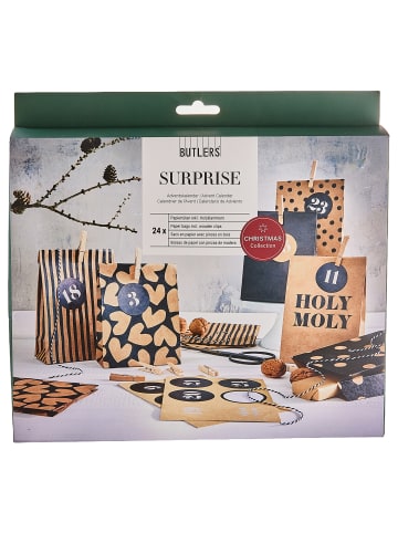 Butlers Butlers Adventskalender-Set SUPRISE 4-teilig in Multicolor