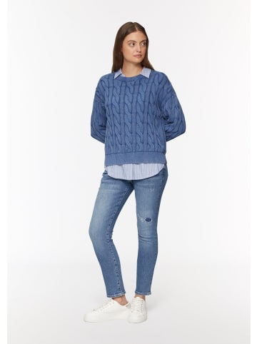 s.Oliver Strickpullover langarm in Blau
