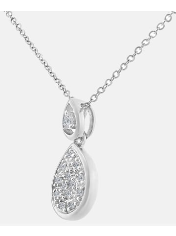 Diamant L'éternel Halskette mit Anhänger aus 375 Weißgold mit Diamant