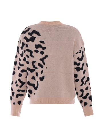 FENIA Damen Sweater in BEIGE LEO