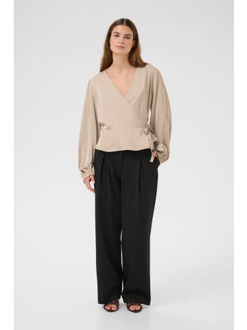 Karen By Simonsen Langarm-Bluse KBThorun in Simply Taupe