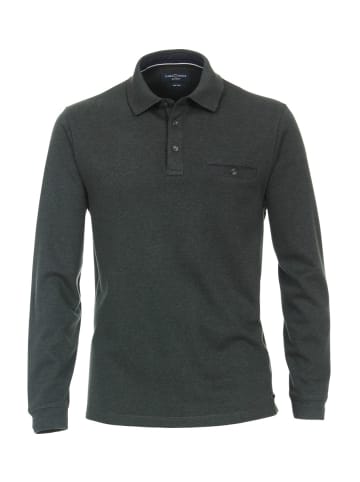 CASAMODA Polo-Shirt Langarm in Grün