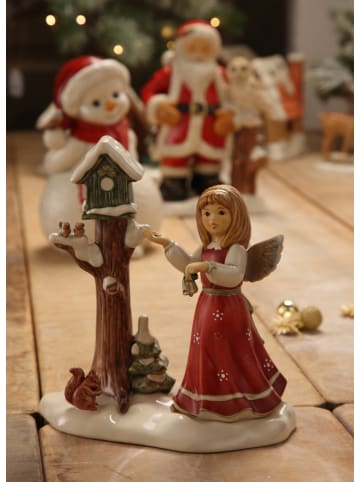 Goebel Engel " Himmlischer Besuch " in Rot-Grün