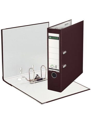 Leitz Ordner A4 Kunststoff 180Grad 80mm braun