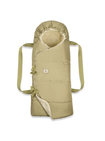 Hauck 3in1 Babynest - Carry N Play - Tragetasche, Fußsack in gruen,beige