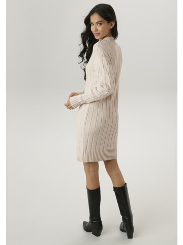Aniston SELECTED Strickkleid in natur