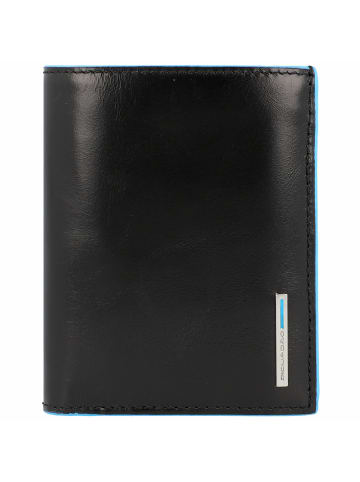 Piquadro Blue Square Geldbörse II Leder 9,5 cm in schwarz