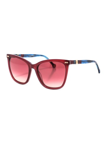 Carolina Herrera Sonnenbrille in Bordeaux