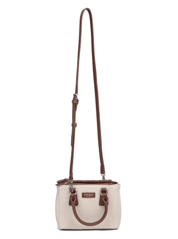DIANA Handtasche in LEATHER AND WHITE