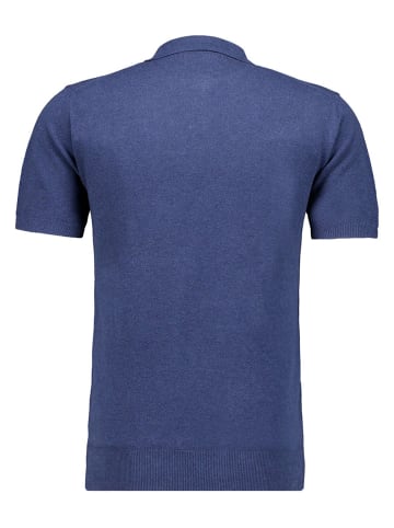 Ragman V-Ausschnitt Pullover in blau